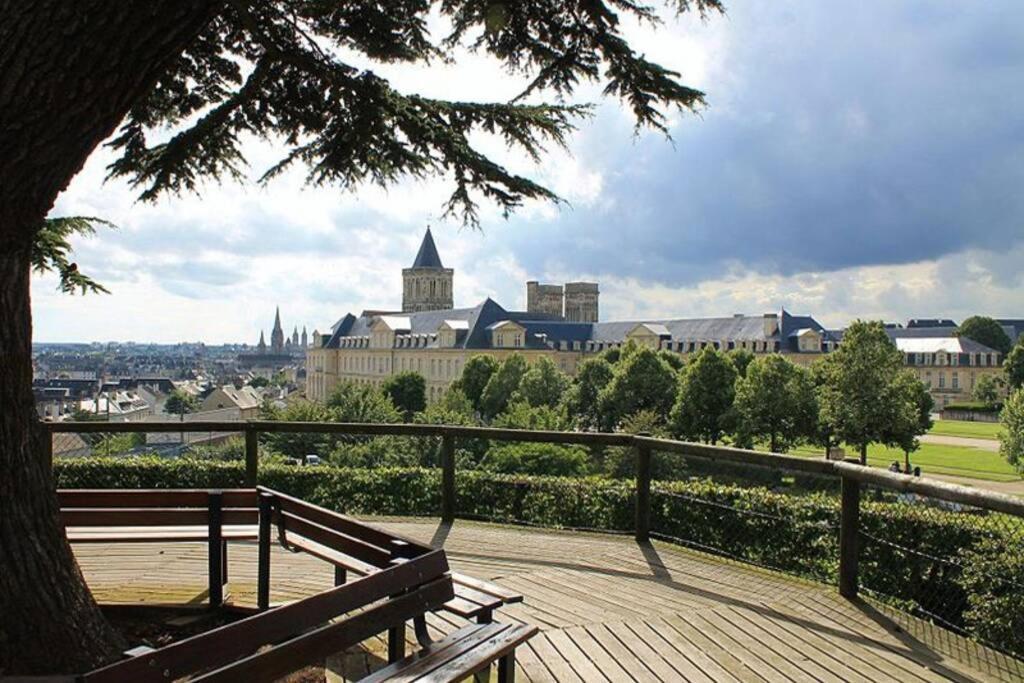 Appartement Avec Jardin Au Pied Du Centre-Ville Кан Екстериор снимка